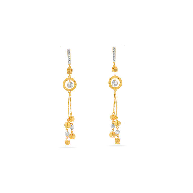 Tanishq 22KT Gold Earrings for Women 