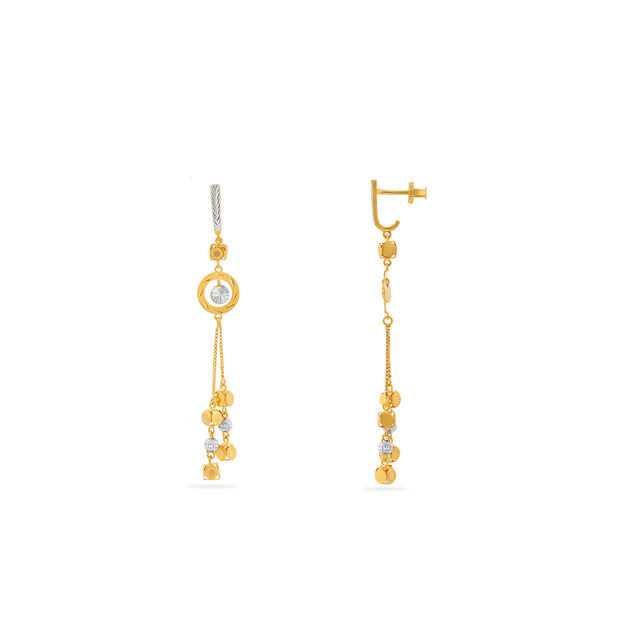 Tanishq 22KT Gold Earrings for Women 2