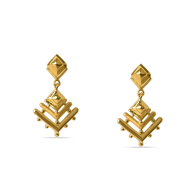Tanishq 22KT Gold Earrings for Women 