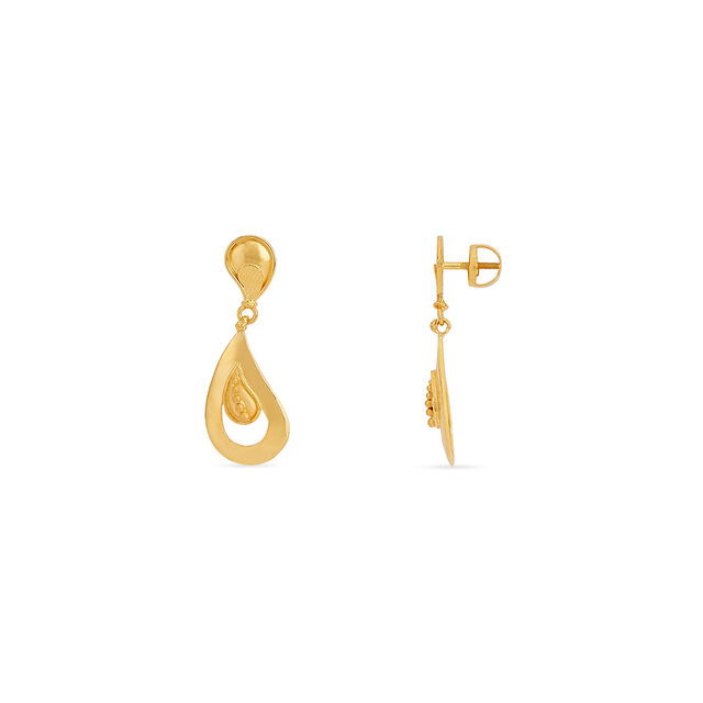 Tanishq 22KT Gold Earrings for Women 2