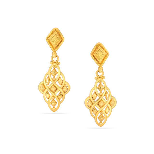 Tanishq Gold Earrings