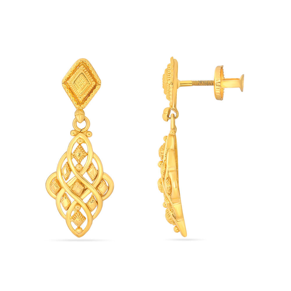 Buy Tanishq Gold Earrings at Best Price Tanishq US