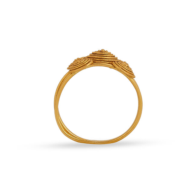 Tanishq 22KT Gold Finger Ring for Women 4