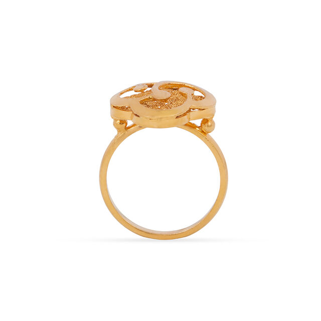 Tanishq 22KT Gold Finger Ring for Women 3