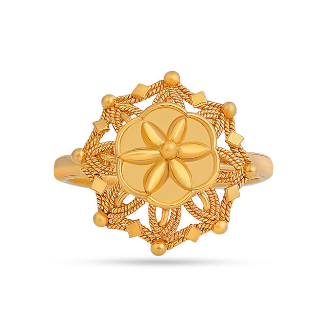 Enchanting 22 Karat Gold Ring