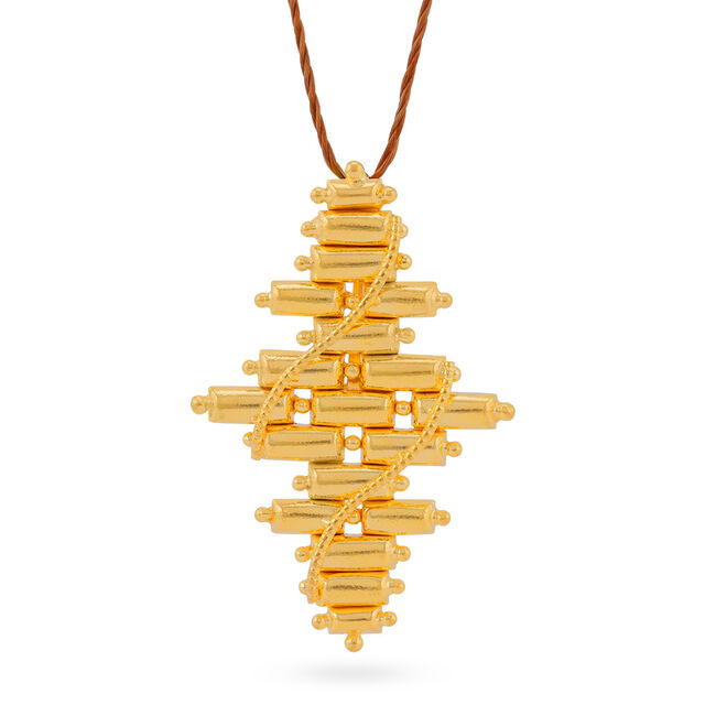 Tanishq 22KT Gold Pendant for Women 