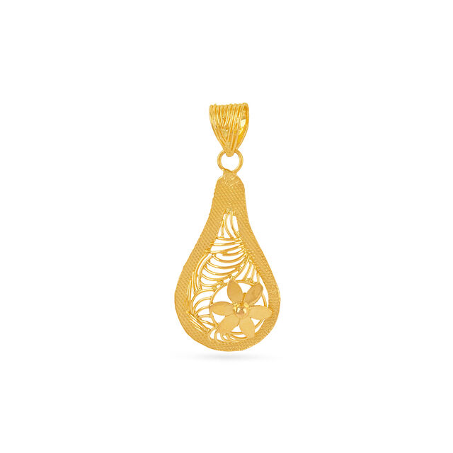 Tanishq 22 Karat Gold Pendant for Women