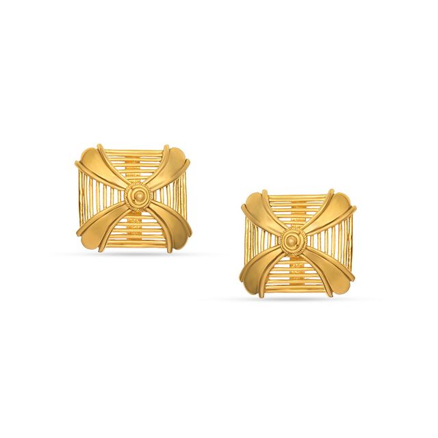 Tanishq 22KT Gold Earrings 