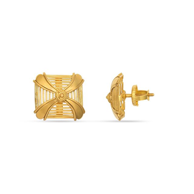 Tanishq 22KT Gold Earrings 2