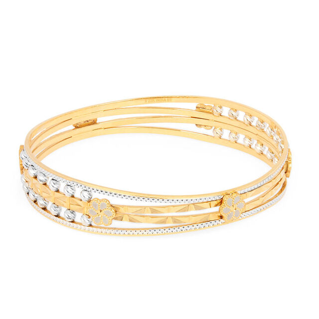 Tanishq 22KT Gold Bangle for Women 