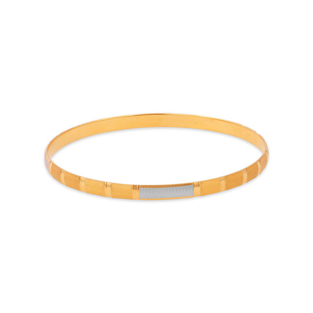 Sleek Modern Gold Bangle