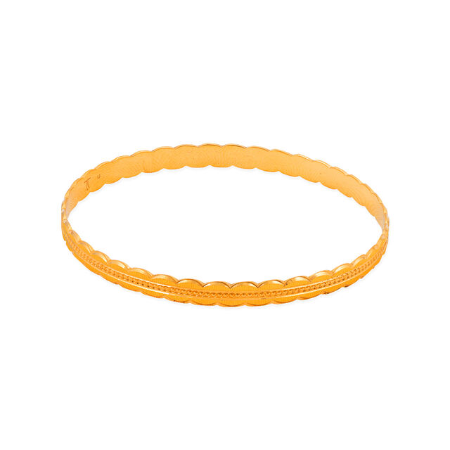 Intricate Four-in-One Gold Bangle