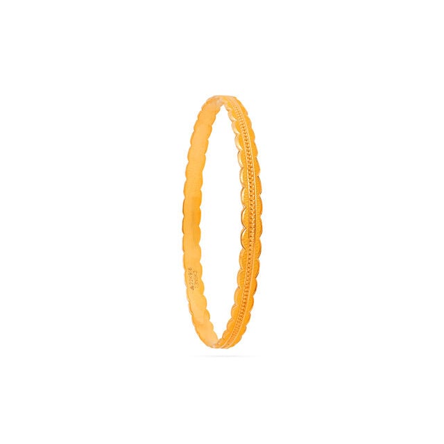 Intricate Four-in-One Gold Bangle