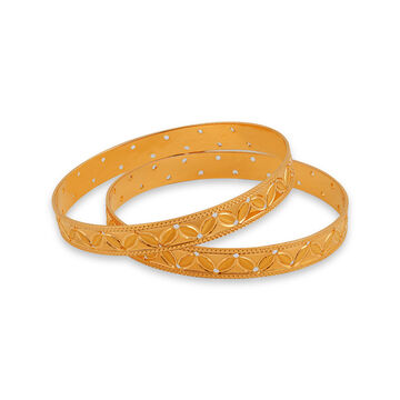 Classic Gold Leaf Bangle