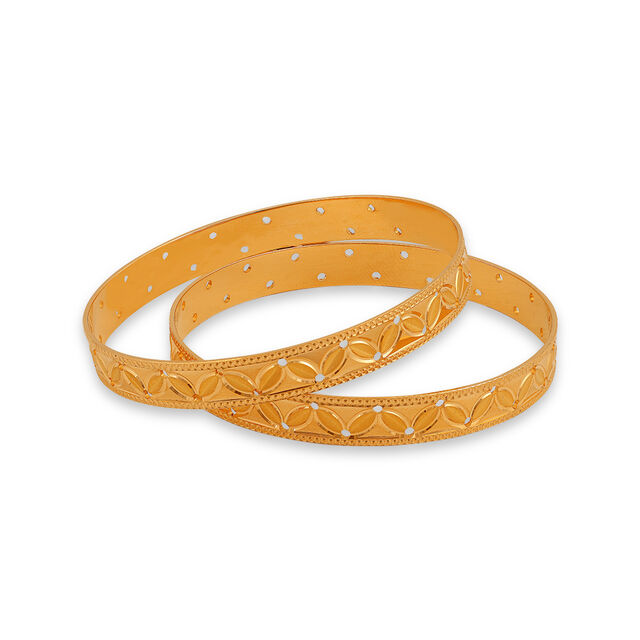 Classic Gold Leaf Bangle