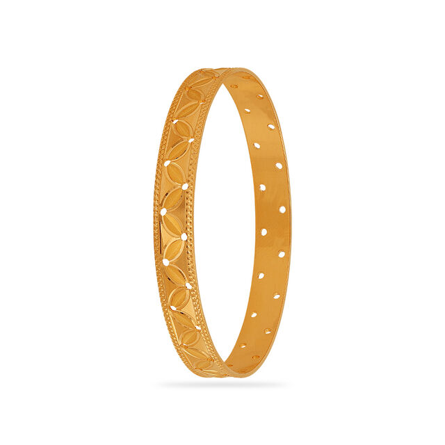 Classic Gold Leaf Bangle