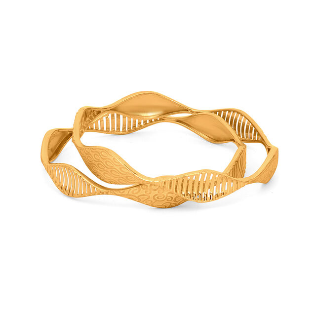Tanishq 22 Karat Gold Bangle for Women