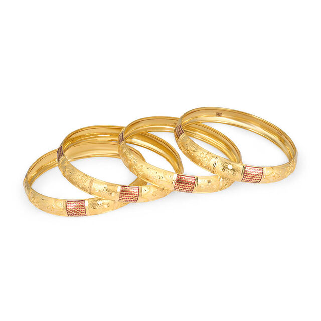 Tanishq 22KT Gold Bangle for Women 4