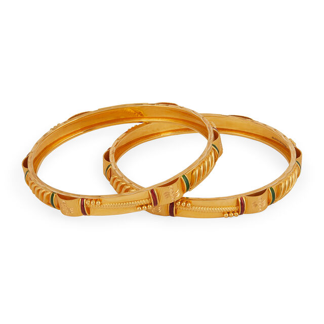 Tanishq 22KT Gold Bangle for Women 2