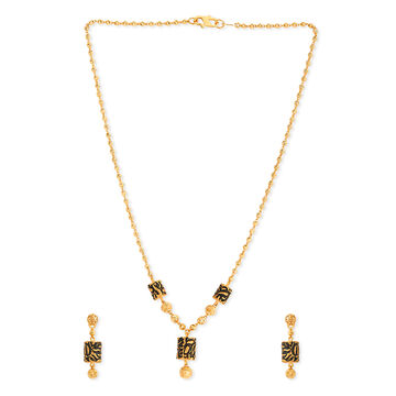 Tanishq 22KT Gold Necklace Set for Women