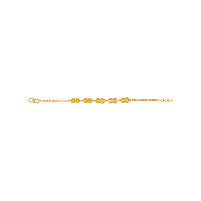 Snowflake Symphony Gold Chain