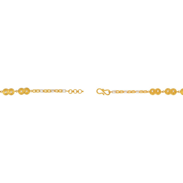 Snowflake Symphony Gold Chain