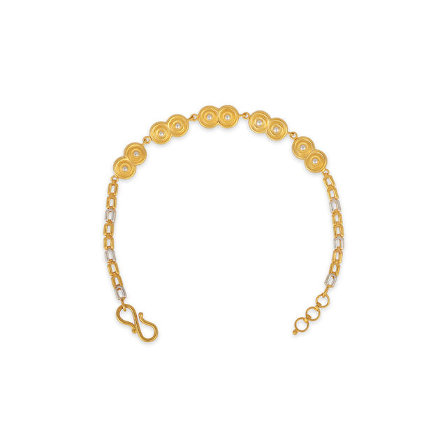 Snowflake Symphony Gold Chain