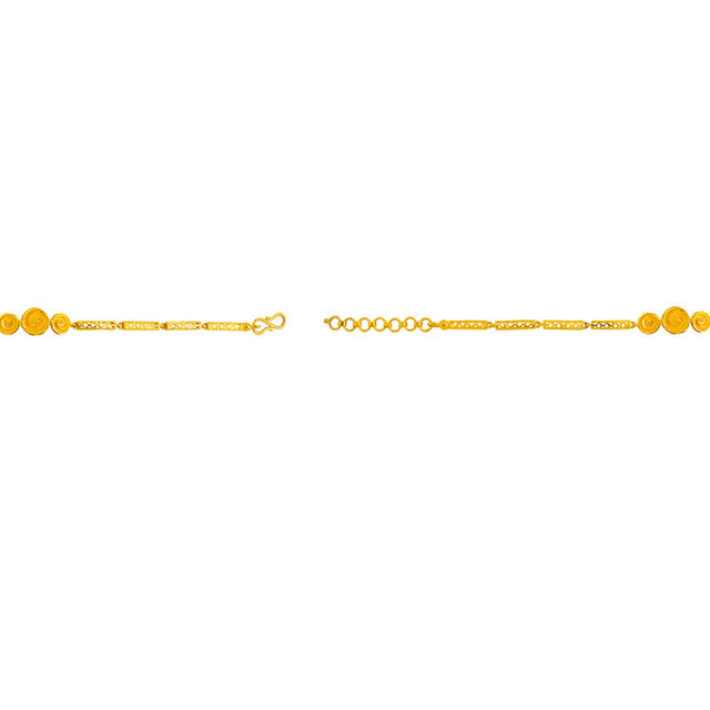 Gold Filigree Floral Bracelet