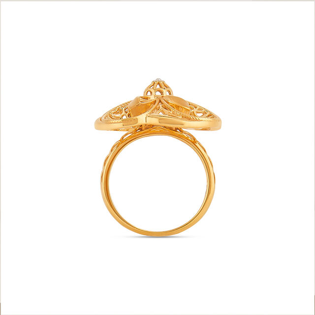 Tanishq 22KT Gold Finger Ring for Women 3