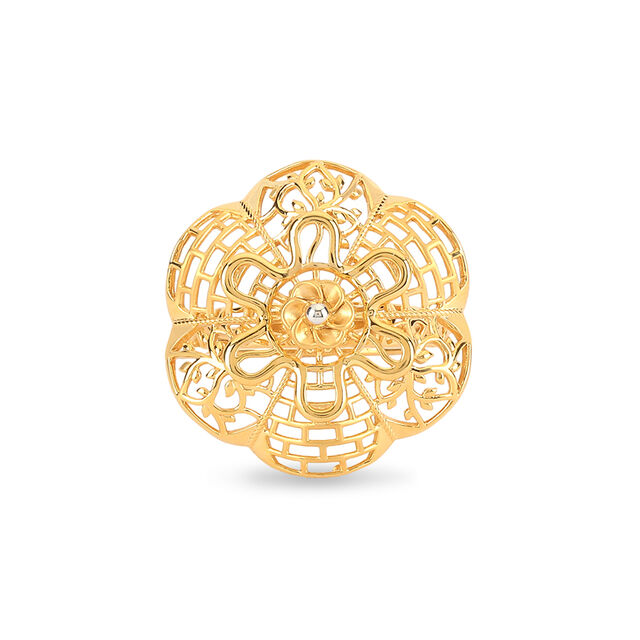 Tanishq 22 Karat Gold Finger Ring for Women