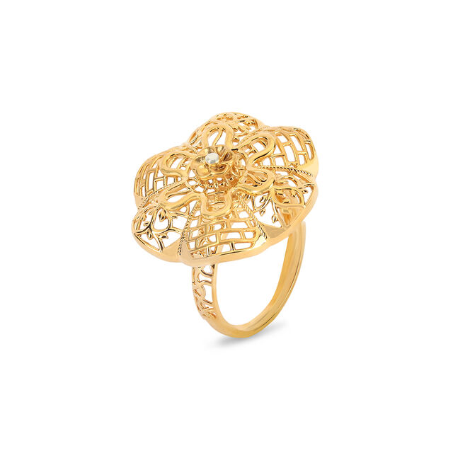 Tanishq 22 Karat Gold Finger Ring for Women
