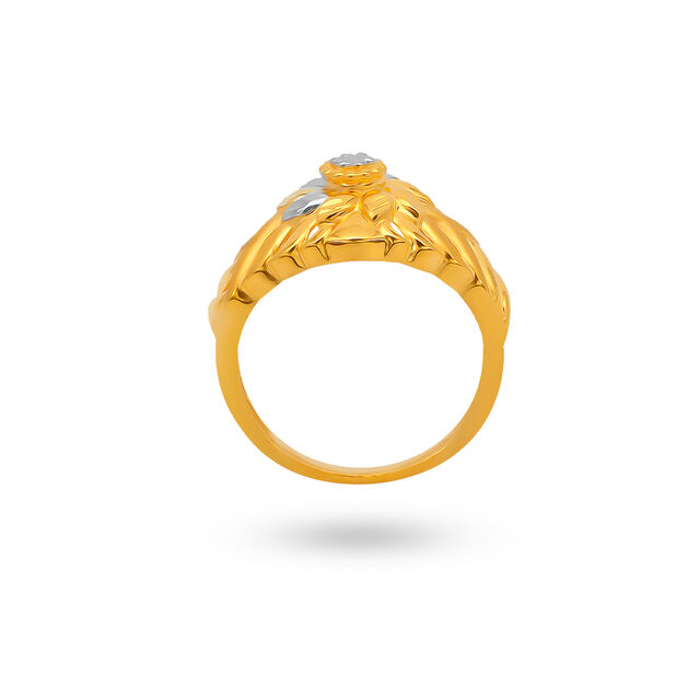 Tanishq 22KT Gold Finger Ring for Women