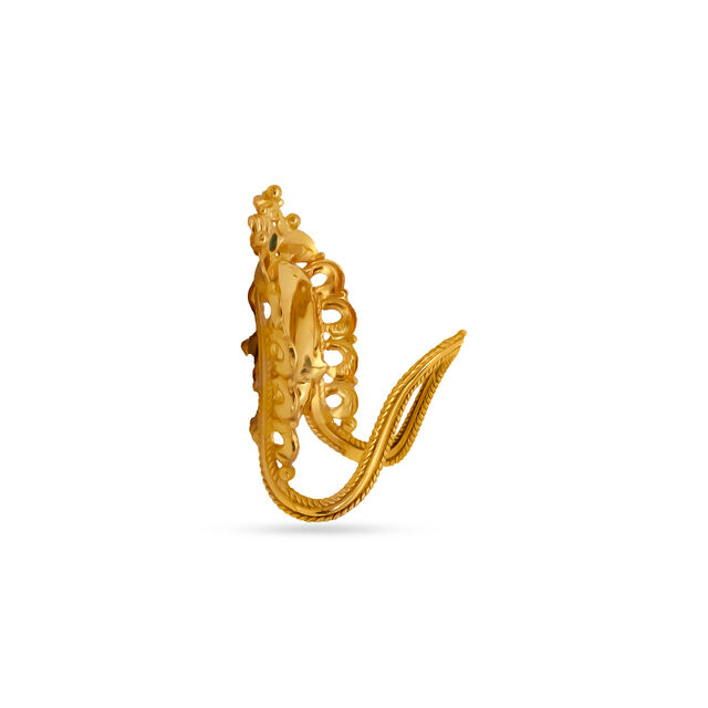Tanishq 22 KT Gold Finger Ring for Women