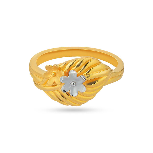 Tanishq 22 KT Gold Finger Ring for Women