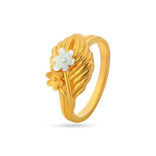 Tanishq 22 KT Gold Finger Ring for Women