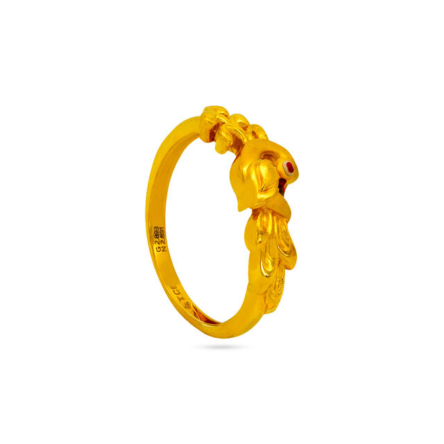 Tanishq 22 KT Gold Finger Ring for Women
