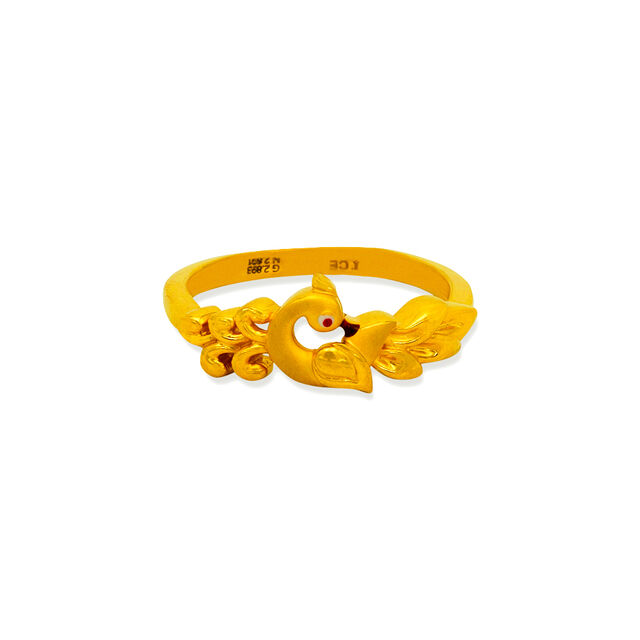 Tanishq 22 KT Gold Finger Ring for Women