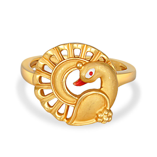 Tanishq 22 Karat Gold Finger Ring for Women
