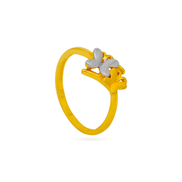 Tanishq 22KT Gold Finger Ring for Women