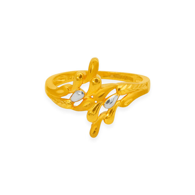 Tanishq 22 KT Gold Finger Ring for Women