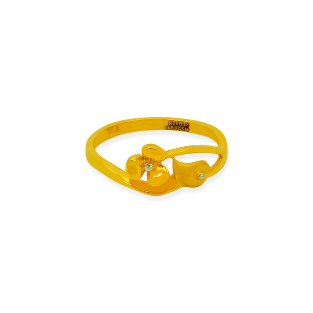 Tanishq 22KT Gold Finger Ring for Women
