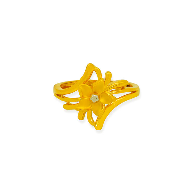 Tanishq 22KT Gold Finger Ring for Women