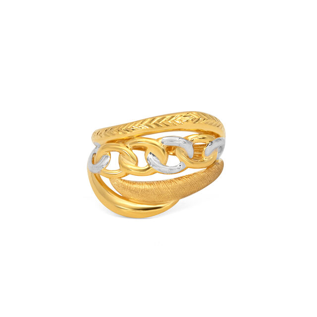 Tanishq 22 Karat Gold Finger Ring for Women 