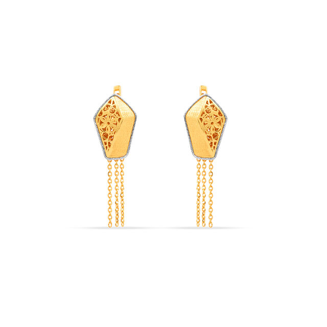 Tanishq 22KT Gold Earrings for Women 