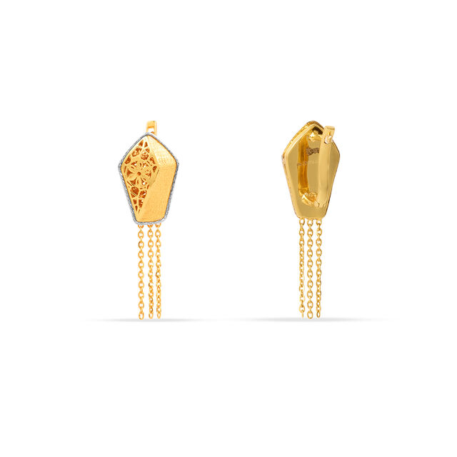 Tanishq 22KT Gold Earrings for Women 4