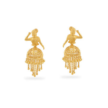 Traditional Dancer Motif Earrings