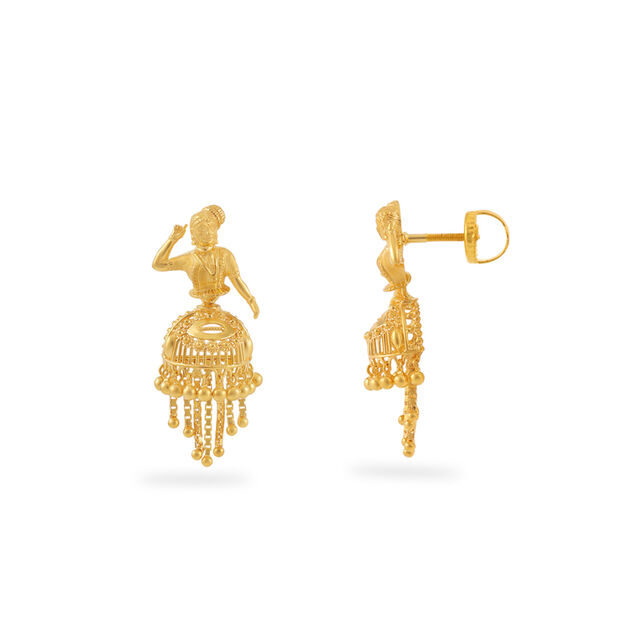 Traditional Dancer Motif Earrings 2