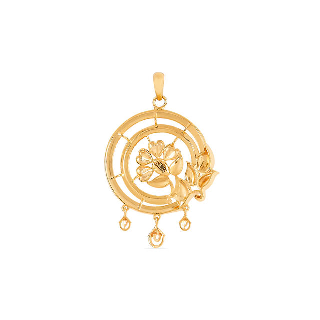 Tanishq 22KT Gold Pendant for Women 3