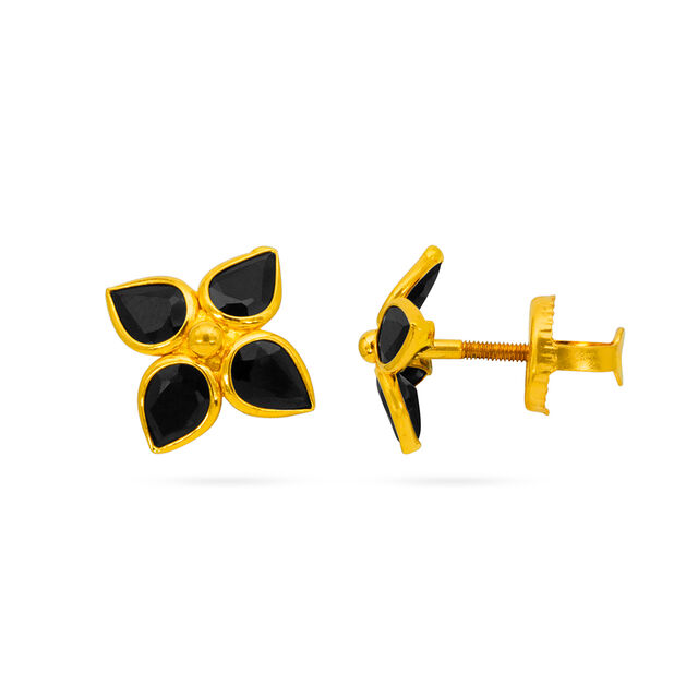 Tanishq 22KT Gold Earrings for Women 2
