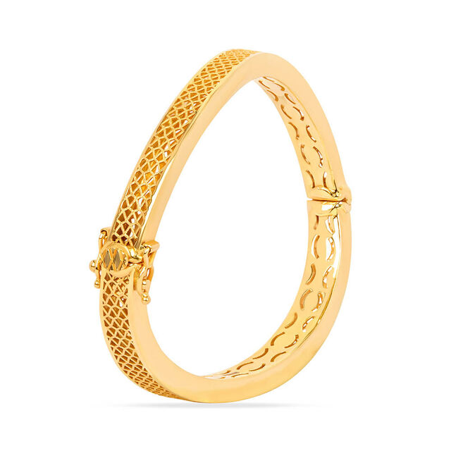 Latticework Gold Bangle 2